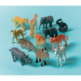 Zvířátka safari plastové 12 ks
